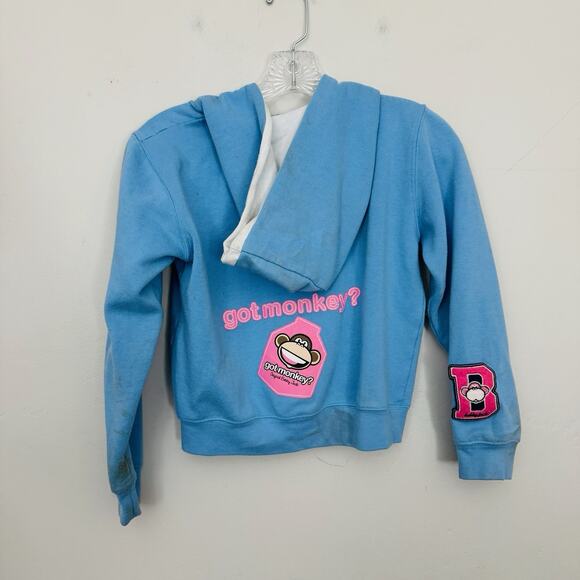 Bobby By Bobby Jack Y2K Blue Full Zip Jacket Girls Size M - Picture 6 of 10
